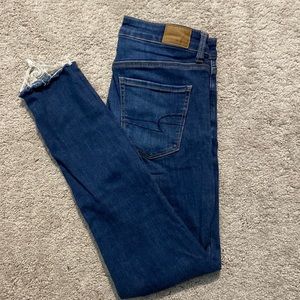 American Eagle High Rise Jegging crop